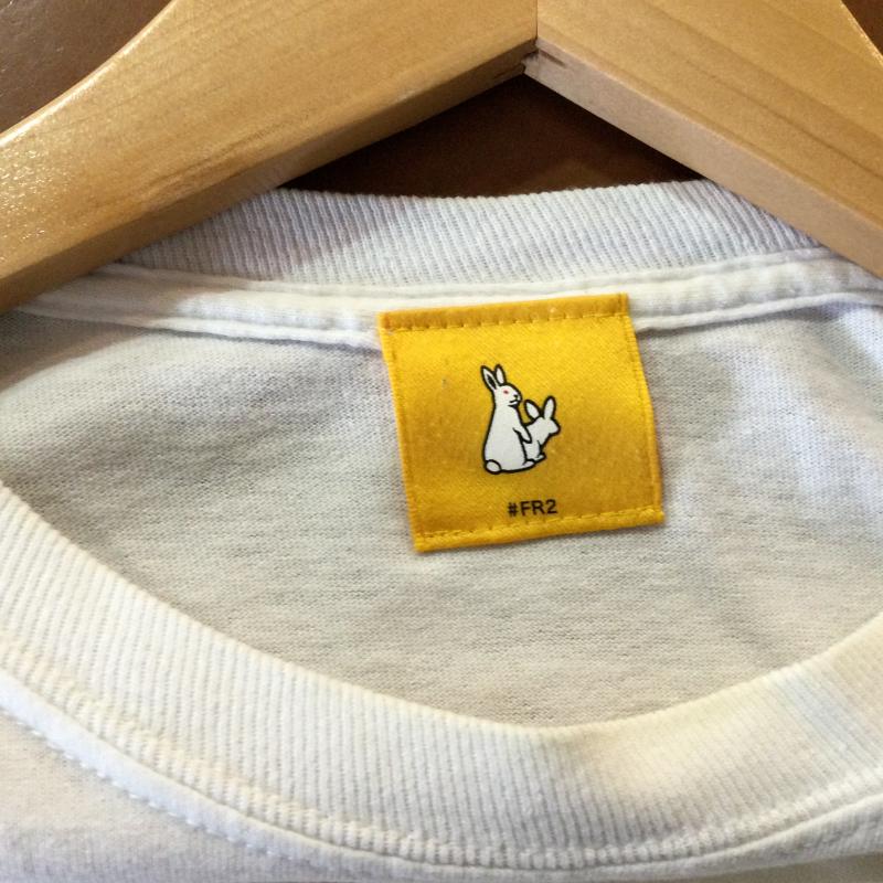 エフアールツー FR2 Tシャツ 長袖 フラン プッチンプリン柄 ロンT 長袖 - 白 / ホワイト / white メンズ USED 古着 中古 50120927