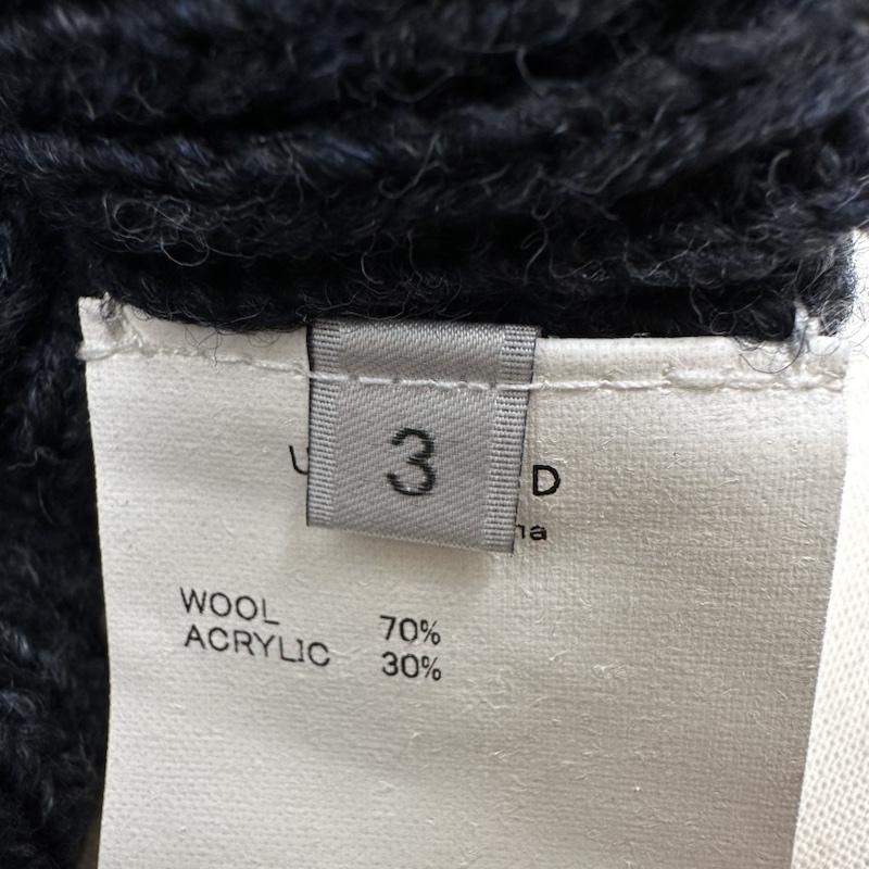 アンユーズド UNUSED ニット、セーター 長袖 23AW HALF ZIP KNIT ハーフ ジップ ニット US2365 3 紺 / ネイビー / navy メンズ USED 古着 中古 50124207