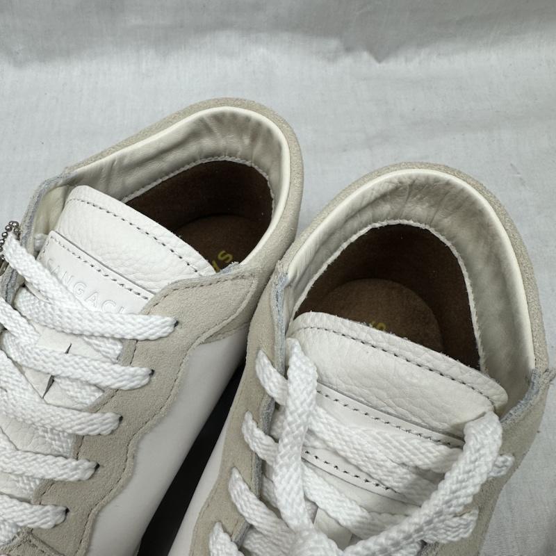 サンガチオ via SANGACIO スニーカー スニーカー SG Mid WHITE ミッド ホワイト 25.5cm 白 / ホワイト / white メンズ USED 古着 中古 50125100