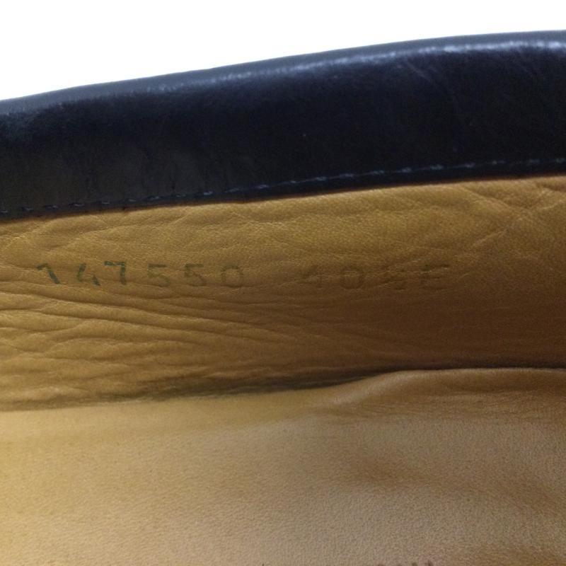 グッチ GUCCI ローファー ローファー GUCCI シェリーライン ビットローファー 401/2E - 無地 黒 / ブラック / black メンズ USED 古着 中古 50125444