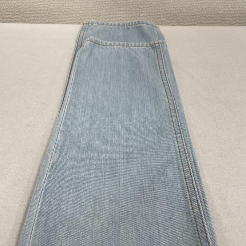 デンハム DENHAM パンツ デニム、ジーンズ RAZOR スリム スキニー フィット デニム パンツ ストレッチ ボタンフライ 27インチ ロゴ、文字 インディゴ / インディゴ / Indigo メンズ USED 古着 中古 50125607