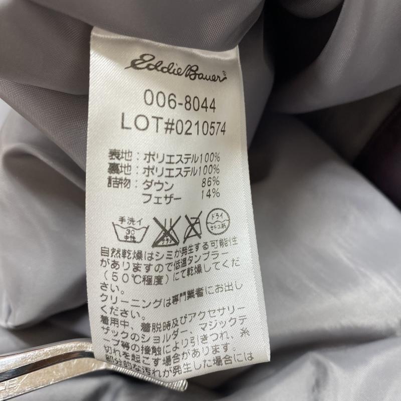 エディーバウアー Eddie Bauer ジャケット、上着 ダウンジャケット プレミアムグースダウン スタンドカラー フルジップ Aライン 006-8044 L 紫 / パープル / purple レディース USED 古着 中古 50126003