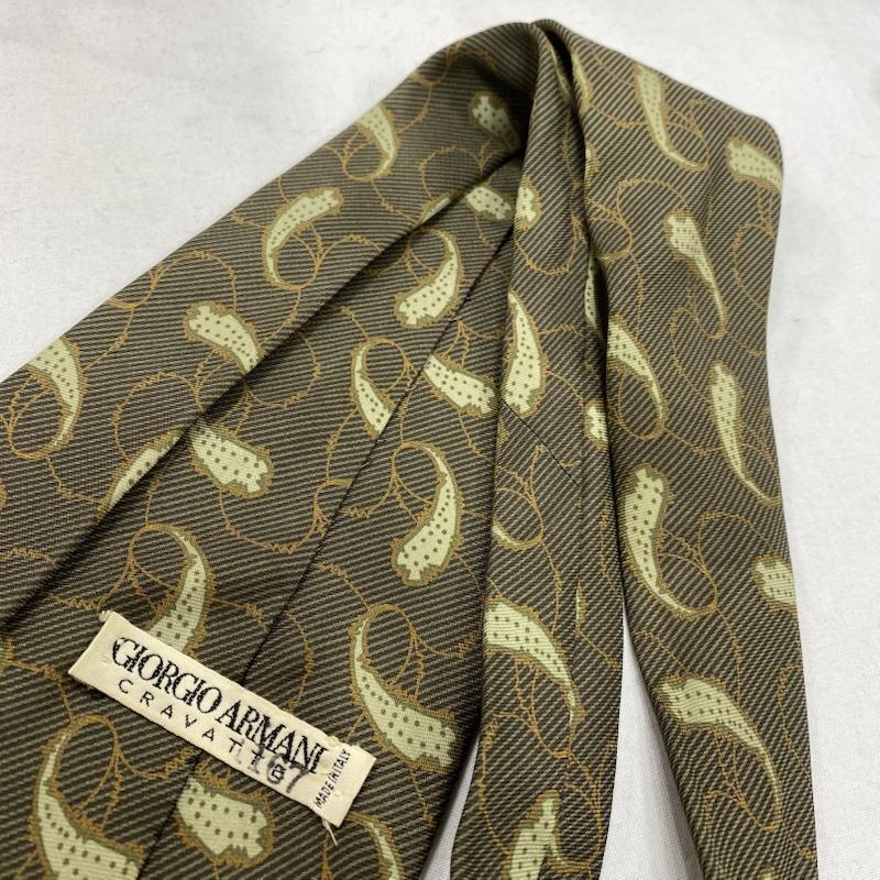 ジョルジオアルマーニ GIORGIO ARMANI ネクタイ ネクタイ シルク イタリア製 ペイズリー - 総柄 X バンダナ柄 X ペイズリー メンズ USED 古着 中古 50127045