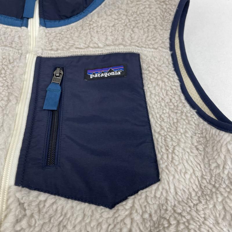 パタゴニア patagonia ベスト ベスト 23AW 23048 Classic Retro-X Vest クラシック レトロ フリース ベスト S ロゴ、文字 X 刺繍 オフホワイト / オフホワイト / メンズ USED 古着 中古 50127704