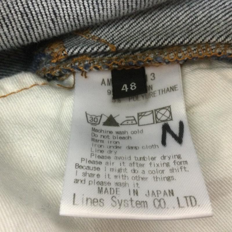 アトウ ato パンツ デニム、ジーンズ ato アトウ デニム ジーンズ 48 サイドファスナー インディゴ AM12C-P13 ストレッチデニムパンツ 48 無地 インディゴ / インディゴ / Indigo メンズ USED 古着 中古 50128396