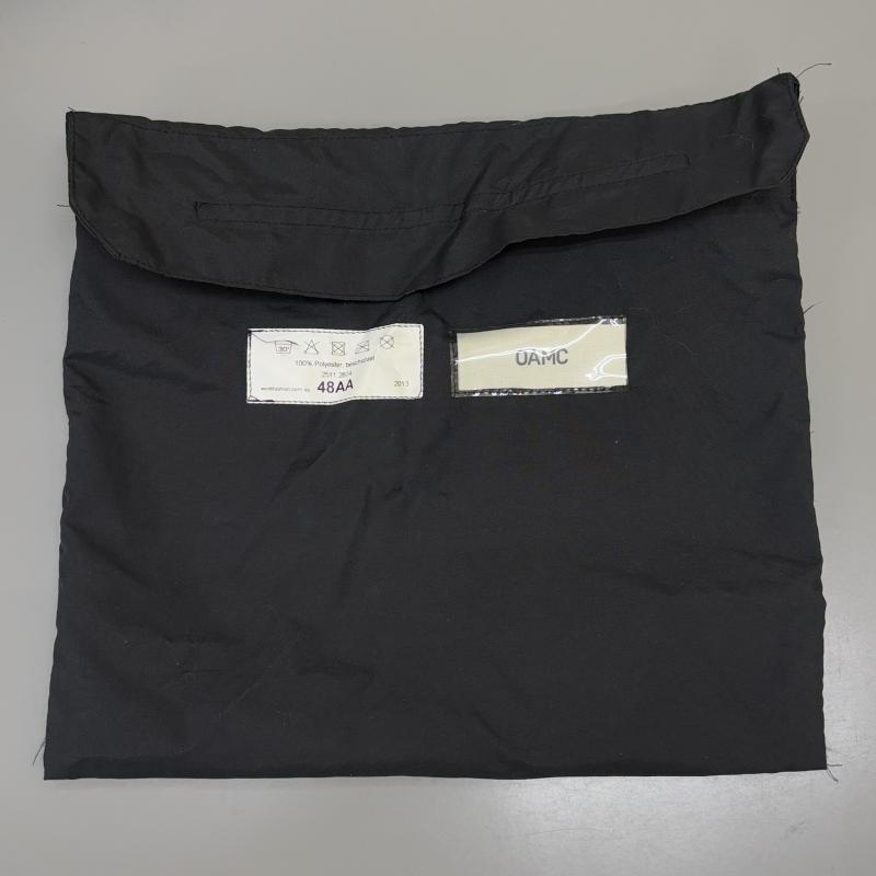 古着 USED コート コート一般 OAMC オーエーエムシー 2511 2874 18SS PEACEMAKER TRENCH ロゴ ナイロン コート 黒 ブラック 48 黒 / ブラック / black メンズ USED 古着 中古 50128887