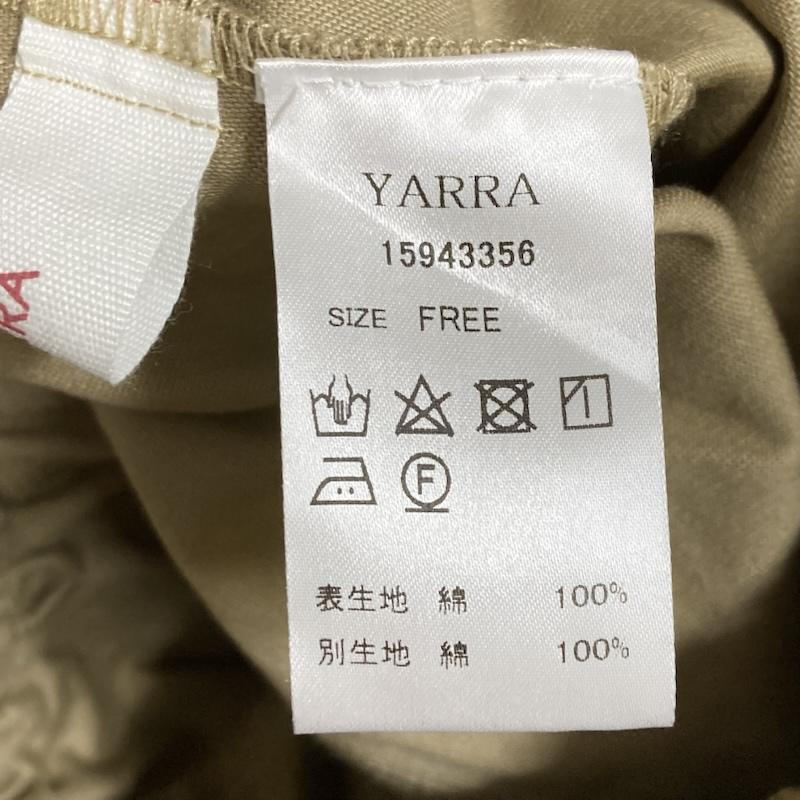 ヤラ YARRA ボトムス ボトムス YARRA ヤラ ストライプステッチパンツ コクーンワイドパンツ F 15943356 FREE 無地 ベージュ / ベージュ / beige レディース USED 古着 中古 50129102