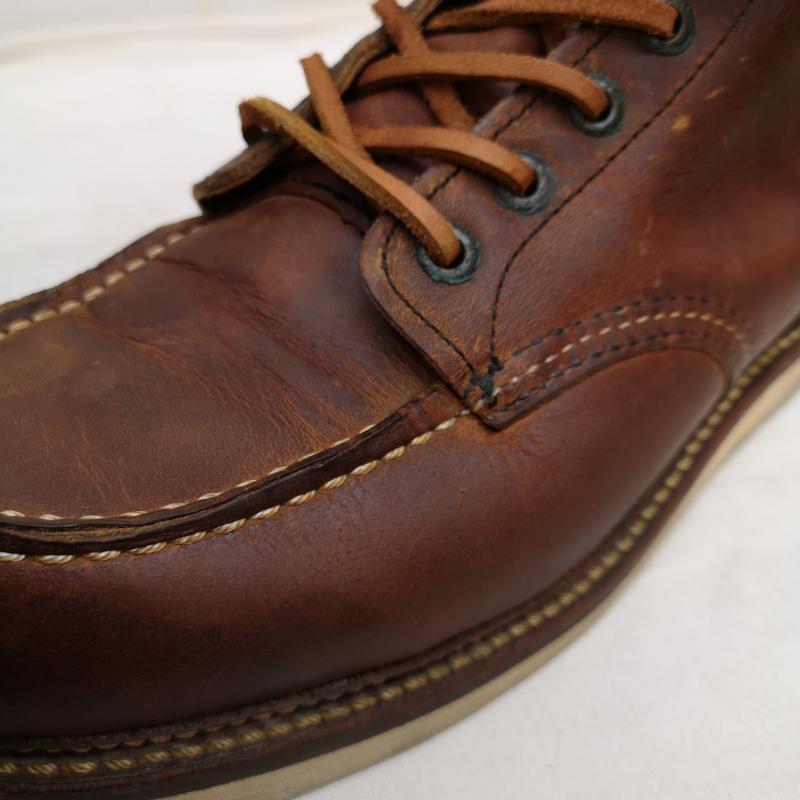 レッドウィング RED WING ブーツ 一般 10年 1907 アイリッシュセッター クラシックモック カッパー ラフ&タフ モックトゥ ブーツ 26.5cm 茶 / ブラウン / brown メンズ USED 古着 中古 50129739