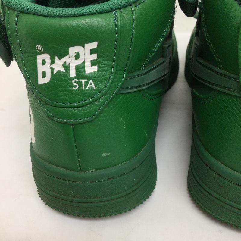 アベイシングエイプ A BATHING APE スニーカー スニーカー A BATHING APE ハイカットスニーカー 23cm GRN 1H70191003 23.0cm 緑 / グリーン / green レディース USED 古着 中古 50130568