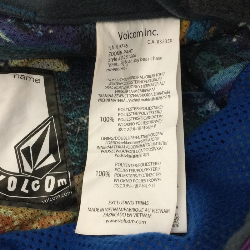 ボルコム VOLCOM ボトムス ボトムス スキー スノーボード ウェア ポリエステル H1351206 M マルチカラー / マルチカラー / multicolor レディース USED 古着 中古 50130726