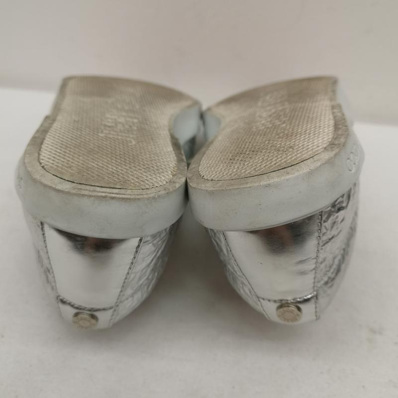 ジミーチュウ JIMMY CHOO スリッポン スリッポン メタリック シルバー スリッポン スニーカー 35 1/2 22.5cm 銀 / シルバー / silver color レディース USED 古着 中古 50131065