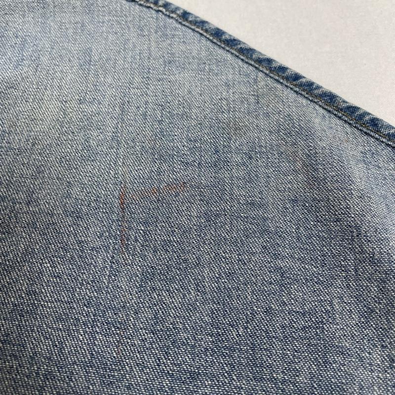 リーバイス Levi s シャツ、ブラウス 長袖 90s デニム ウエスタン シャツ 長袖 スナップボタン スモールe オレンジタブ M 無地 インディゴ / インディゴ / Indigo メンズ USED 古着 中古 50131274