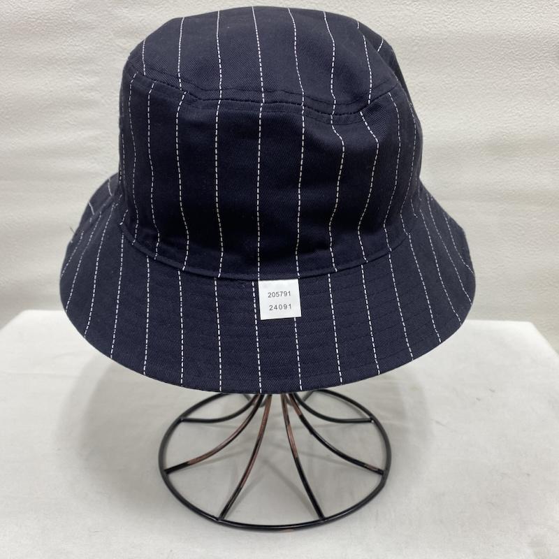 ニューエラ NEW ERA 帽子 ハット リバーシブル MLB Reversible Hat ニューヨーク・ヤンキース バケットハット 14109580 - ストライプ X ロゴ、文字 X 刺繍 紺 / ネイビー / navy メンズ USED 古着 中古 50132194