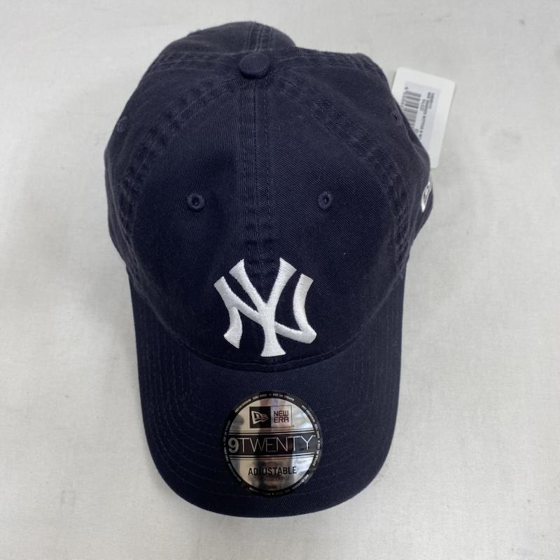 ニューエラ NEW ERA 帽子 キャップ 9TWENTY クロスストラップ ウォッシュドコットン ニューヨーク・ヤンキース 14525111 - ロゴ、文字 X 刺繍 紺 / ネイビー / navy X 白 / ホワイト / white メンズ USED 古着 中古 50132542