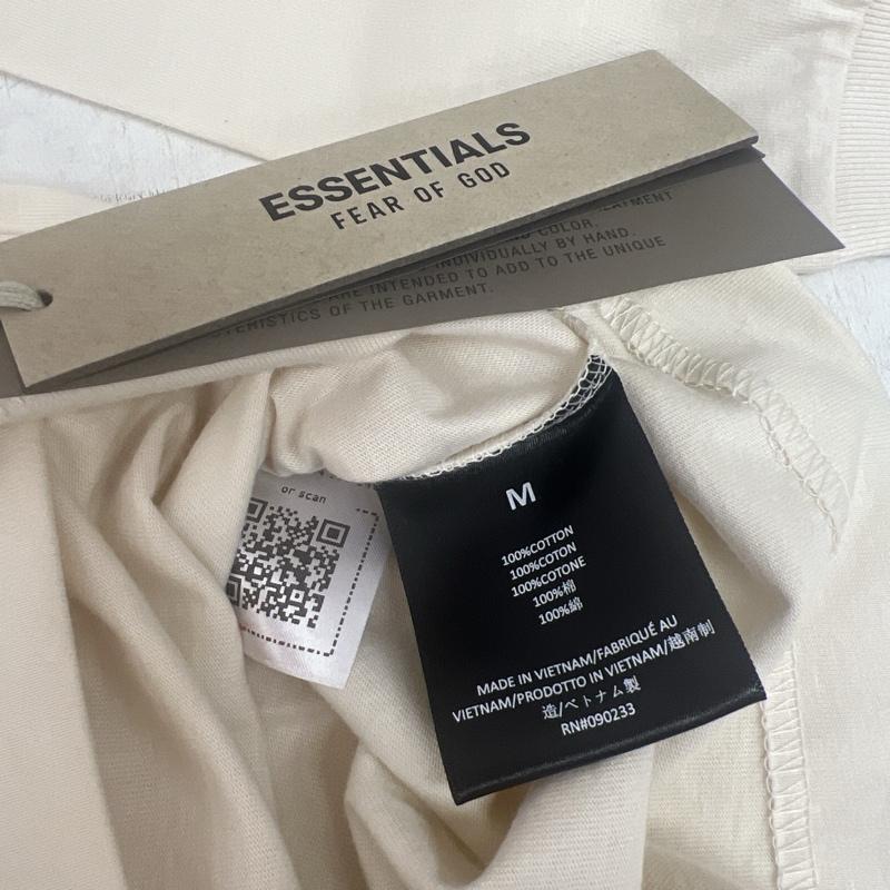 エフオージーエッセンシャルズ FOG ESSENTIALS Tシャツ 長袖 ロゴ ロングスリーブ Tシャツ ロンT M アイボリー / アイボリー / メンズ USED 古着 中古 50132854
