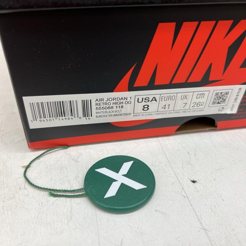 ナイキ NIKE スニーカー スニーカー AIR JORDAN 1 RETRO HIGH OG VOLT GOLD 555088-118 ジョーダン レトロ 26.0cm メンズ USED 古着 中古 50132940