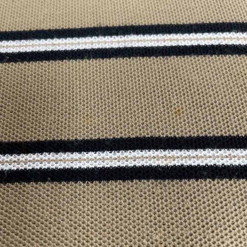 ドッグタウン DOGTOWN ポロシャツ 半袖 00s ボーダー 刺繍 ロゴ パッチ 半袖 ポロシャツ 大きめ オーバーサイズ XL ボーダー柄 X ロゴ、文字 X 刺繍 ベージュ / ベージュ / beige メンズ USED 古着 中古 50132971