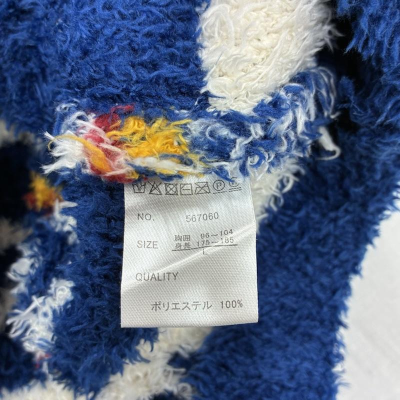 古着 USED カーディガン 長袖 PANDIESTA JAPAN パンディエスタ ジャパン オルテガ ボア シャギー カーディガン L ノルディック柄 X キャラクター 青 / ブルー / blue X 白 / ホワイト / white X 黄 / イエロー / yellow X 赤 / レッド / red メンズ USED 古着 中古 50133362