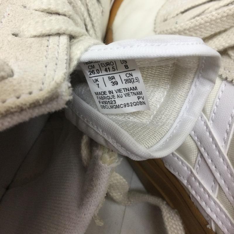 オニツカタイガー ONITSUKA TIGER スニーカー スニーカー Onitsuka Tiger オニツカタイガー スニーカー DELEGATION CHUNK デリゲイション チャンク CREAM WHITE 1183A585-104 26.0cm 無地 白 / ホワイト / white メンズ USED 古着 中古 50133380