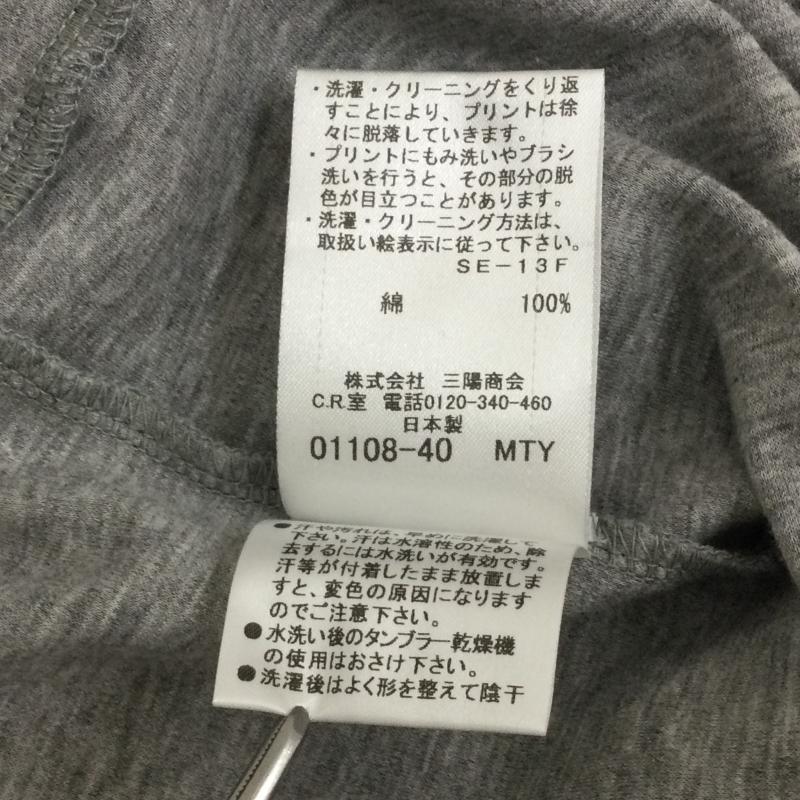 ブラックレーベル・クレストブリッジ BLACK LABEL CRESTBRIDGE Tシャツ 半袖 半袖 Tシャツ ビッグロゴ 花柄 51P45 347 04 L 灰 / グレー / gray メンズ USED 古着 中古 50133975