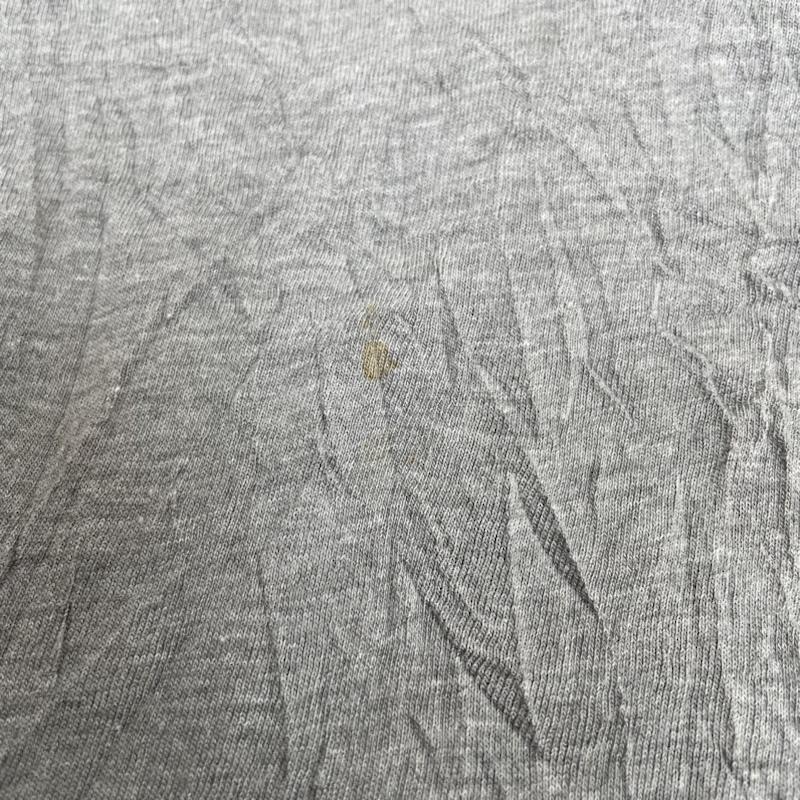 グラウンドワイ Ground Y Tシャツ 半袖 半袖 Tシャツ チュニック丈 クルーネック シャツ カットソー シワ加工 ロング丈 GW-T10-901 1 無地 灰 / グレー / gray メンズ USED 古着 中古 50134400
