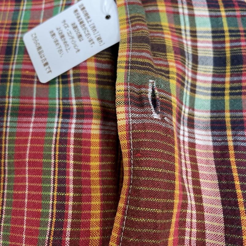 ポロバイラルフローレン Polo by RALPH LAUREN シャツ、ブラウス 長袖 90s SARANAC CAMP 長袖 シルク 56% リネン 44% チェック シャツ XL チェック マルチカラー / マルチカラー / multicolor メンズ USED 古着 中古 50134454