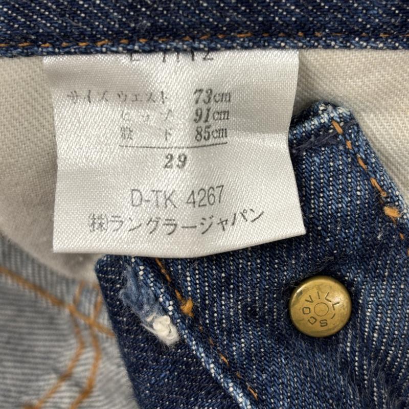 マーウ゛ェリック MAVERICK パンツ デニム、ジーンズ 90年代 ビンテージ D-TK4267 E1112 E品番 ラングラージャパン表記 スコビルボタン デニム パンツ 29インチ メンズ USED 古着 中古 50135080