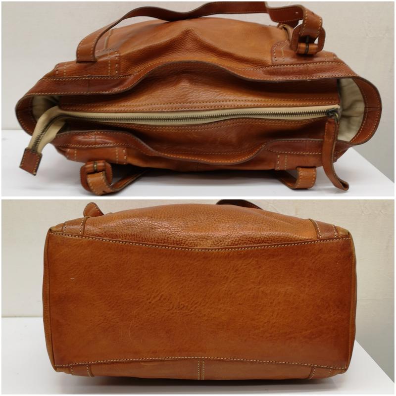 ゲンテン genten トートバッグ トートバッグ 日テレ限定2WAY BAG レザー トート バッグ ショルダー - 茶 / ブラウン / brown レディース USED 古着 中古 50136354