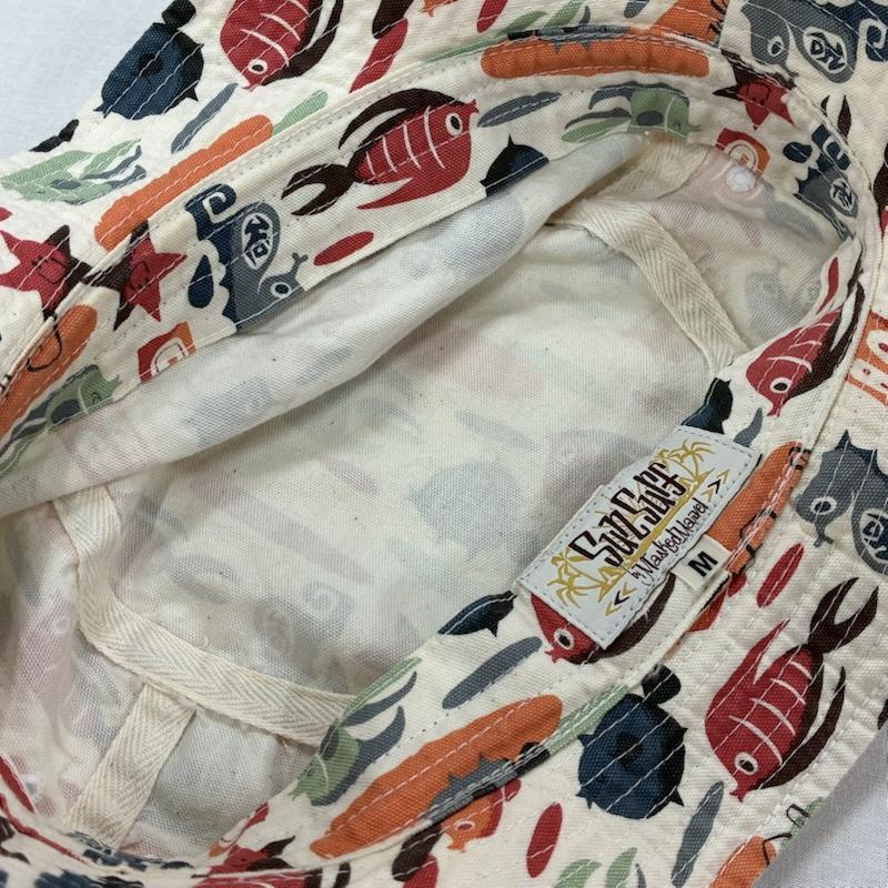 サンサーフ SUN SURF 帽子 ハット UNDER THE SEA コットン 総柄 バケットハット SS02354 東洋エンタープライズ - 総柄 マルチカラー / マルチカラー / multicolor メンズ USED 古着 中古 50136432