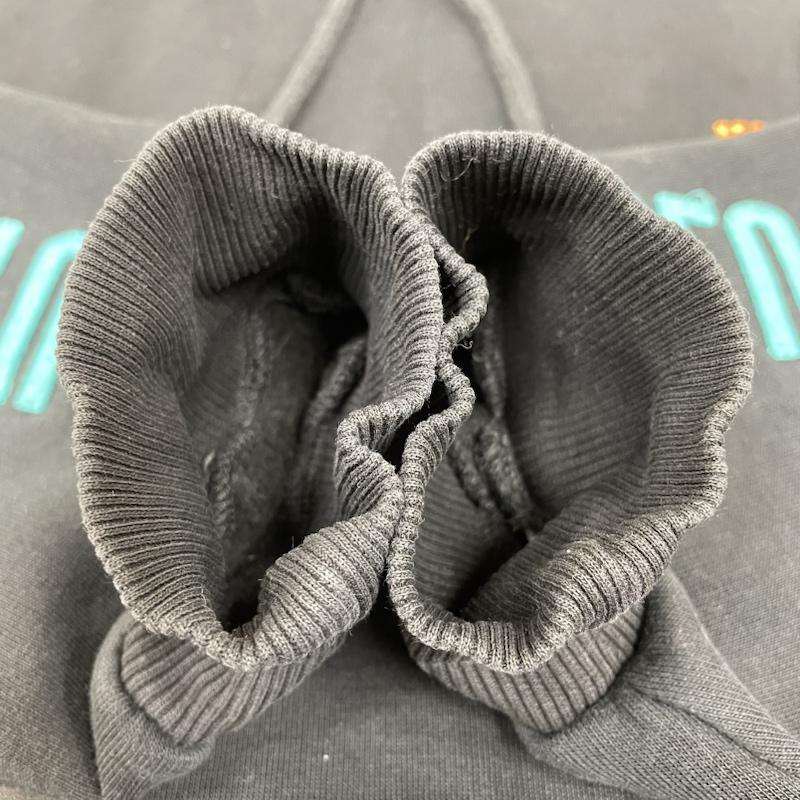 ディーゼル DIESEL パーカー 長袖 S-UBBER 長袖 パーカー プルオーバー ロゴ 刺繍 パッチ エンブロイダリー ダブルレイヤー A01804-0KAZW S ロゴ、文字 X X 刺繍 黒 / ブラック / black メンズ USED 古着 中古 50136929