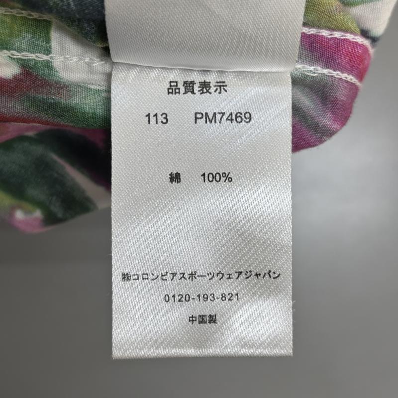 コロンビア Columbia シャツ、ブラウス 半袖 PM7469 PFG 総柄 オープンカラー ボックス 半袖 エブル シャツ S メンズ USED 古着 中古 50136982