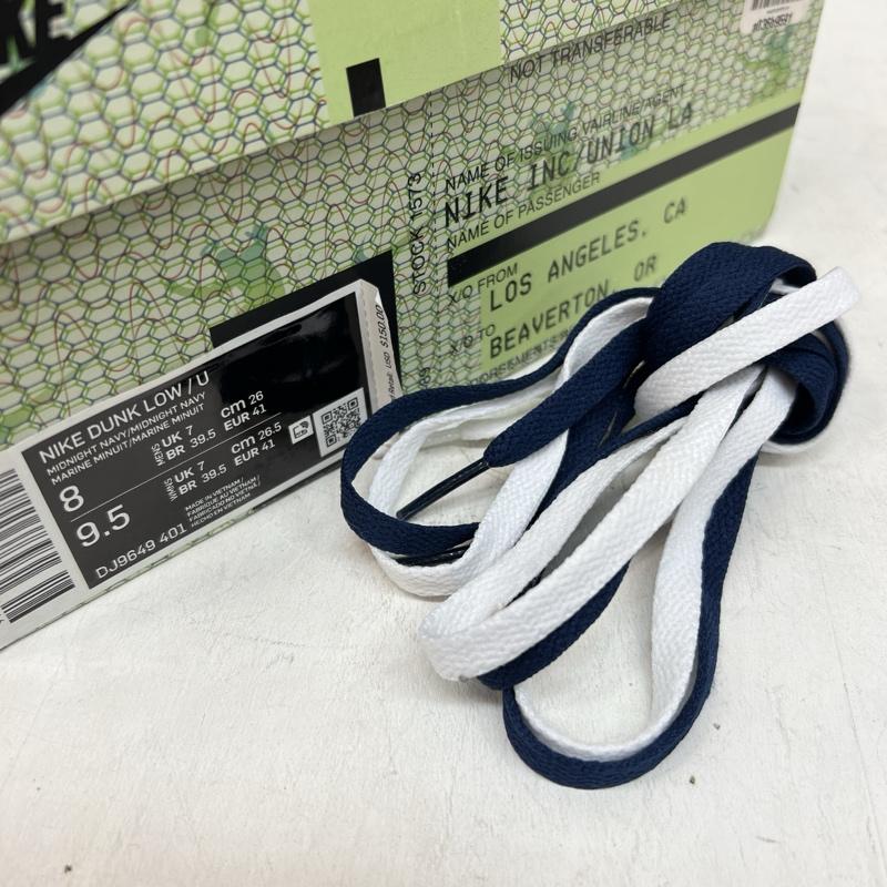 ナイキ NIKE スニーカー スニーカー UNION LA × DUNK LOW ユニオン ダンクロー DJ9649-401 26.0cm メンズ USED 古着 中古 50137071