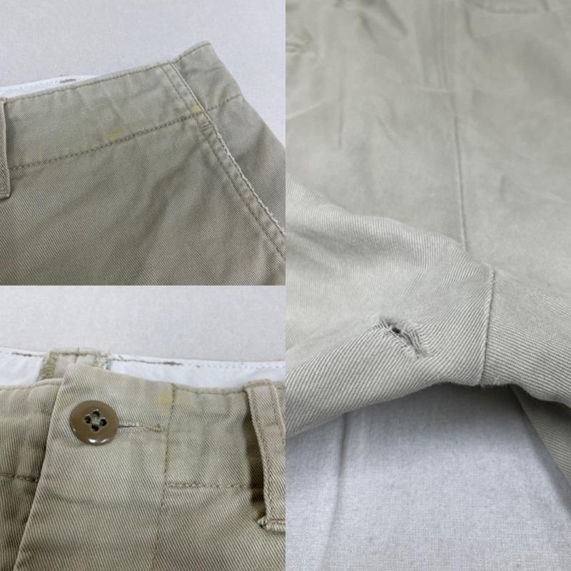 エンジニアードガーメンツ Engineered Garments パンツ チノパン WORKADAY ワーク チノ パンツ ストレート ロングパンツ S 無地 グレージュ / グレージュ / メンズ USED 古着 中古 50137212
