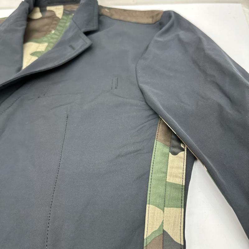 コムデギャルソンオム COMME des GARCONS HOMME ジャケット、上着 ジャケット、ブレザー 20SS 迷彩 切替 テーラード ジャケット HE-J019 XS 黒 / ブラック / black X マルチカラー / マルチカラー / multicolor メンズ USED 古着 中古 50137525