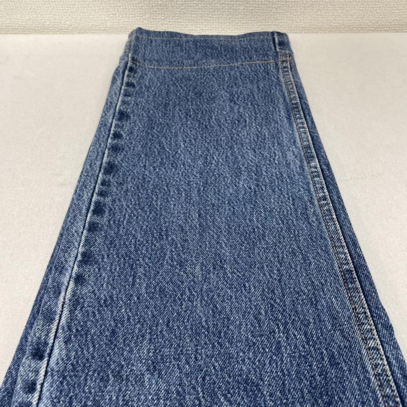 古着 USED パンツ デニム、ジーンズ NAMACHEKO テーパード デニム パンツ ジーンズ ジーパン ジップフライ ボタン ロゴ 刻印入り B7915 01 57162 S 無地 インディゴ / インディゴ / Indigo メンズ USED 古着 中古 50137638