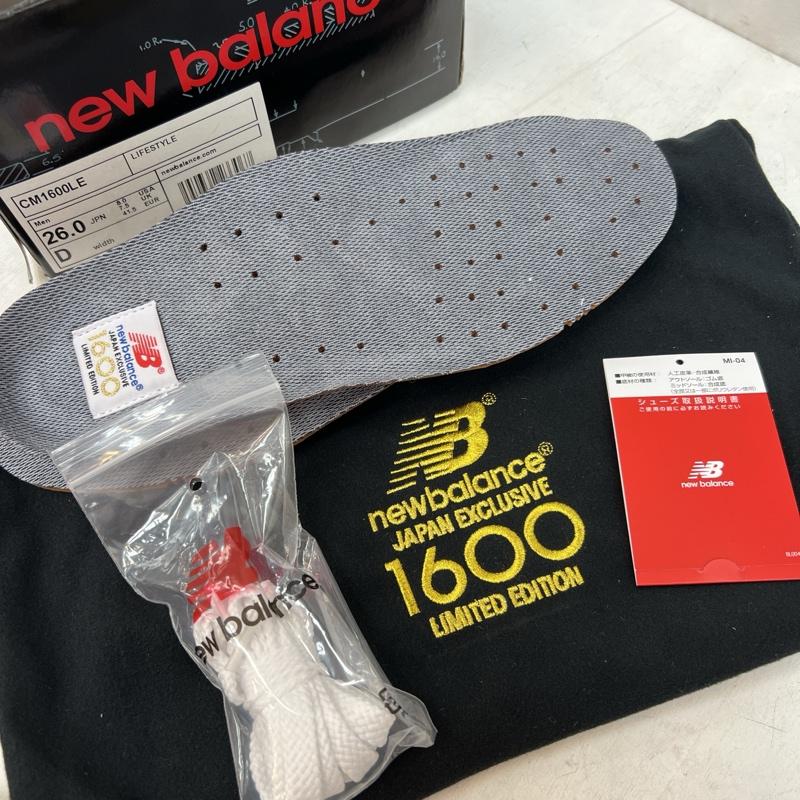 ニューバランス New Balance スニーカー スニーカー CM1600 LE JAPAN LIMITED ジャパンリミテッド 26.0cm 灰 / グレー / gray メンズ USED 古着 中古 50138231