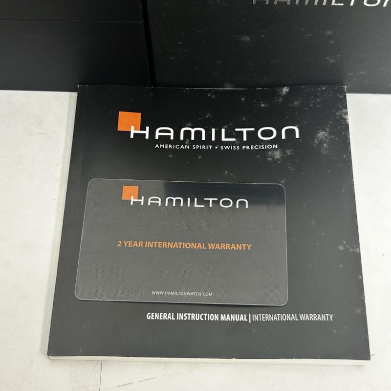 ハミルトン HAMILTON 腕時計 アナログ(クォーツ式) American Classic Bagley H123510 バグリー レザーベルト - 黒 / ブラック / black レディース USED 古着 中古 50139537