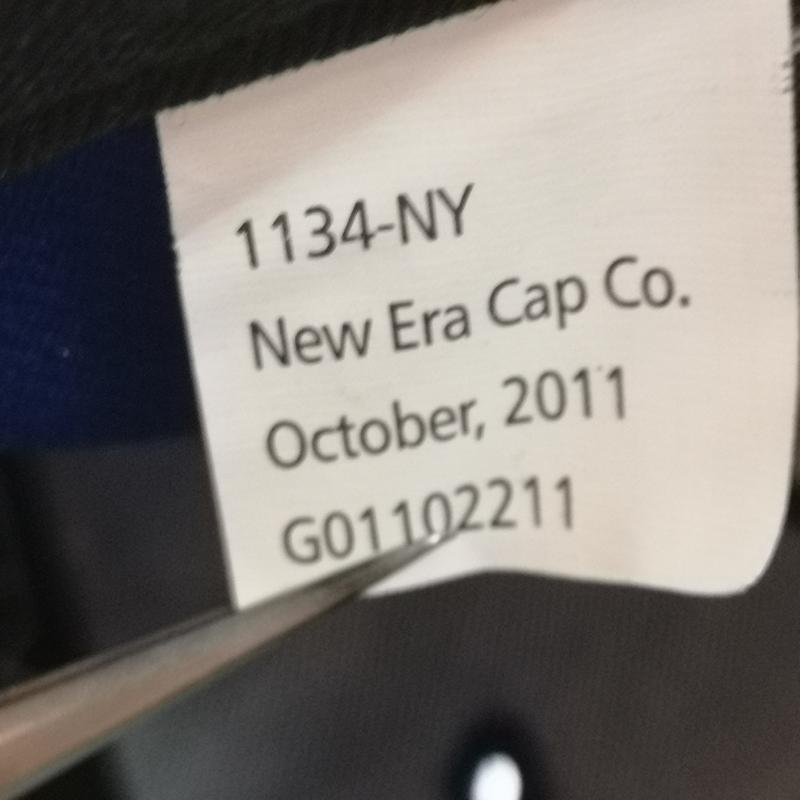ニューエラ NEW ERA 帽子 キャップ 59FIFTY MISHKA ミシカ 目玉 キャップ 7 3/8 - 青 / ブルー / blue メンズ USED 古着 中古 50140438