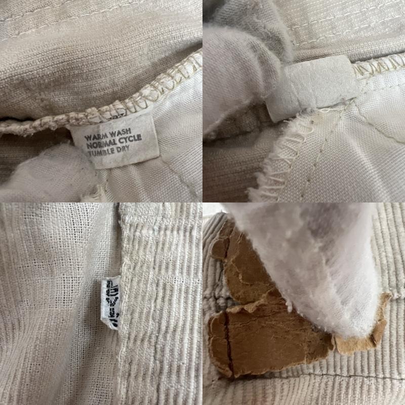 リーバイス Levi s ボトムス ボトムス 70s コーデュロイ フレアパンツ 517 ブーツカット ヴィンテージ オフホワイト / オフホワイト / メンズ USED 古着 中古 50140623