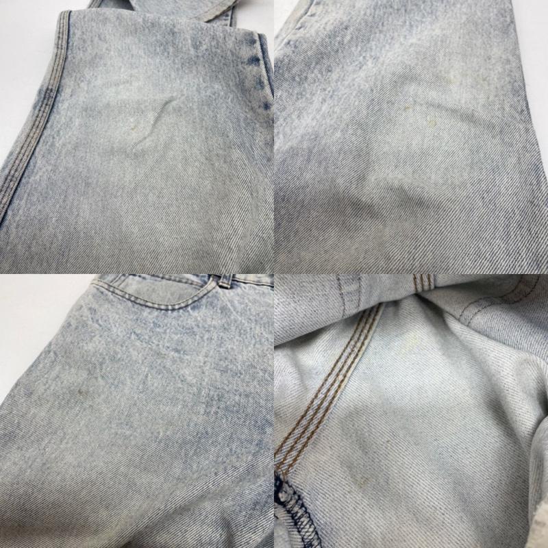 リーバイス Levi s パンツ デニム、ジーンズ 90s 636 シルバータブ ボタン裏 J09 ウォッシュ加工 ストレート デニム パンツ ジーパン ロゴ、文字 インディゴ / インディゴ / Indigo メンズ USED 古着 中古 50140918