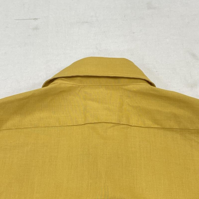 ヴィンテージ VINTAGE シャツ、ブラウス 長袖 Sears 70s PERMA PREST The Comfort Shirt コットン ポリエステル 長袖 シャツ 34 黄 / イエロー / yellow メンズ USED 古着 中古 50141755