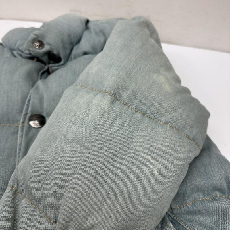 ロンハーマン RonHerman ジャケット、上着 ダウンジャケット 15AW コンチョ デニム ダウン ジャケット 522040173-1071 S 無地 水色 / ライトブルー / メンズ USED 古着 中古 50141831