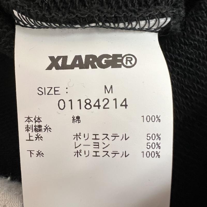 エクストララージ XLARGE パーカー 長袖 イーグル ロゴ 刺繍 スウェット パーカー M 黒 / ブラック / black メンズ USED 古着 中古 50141852