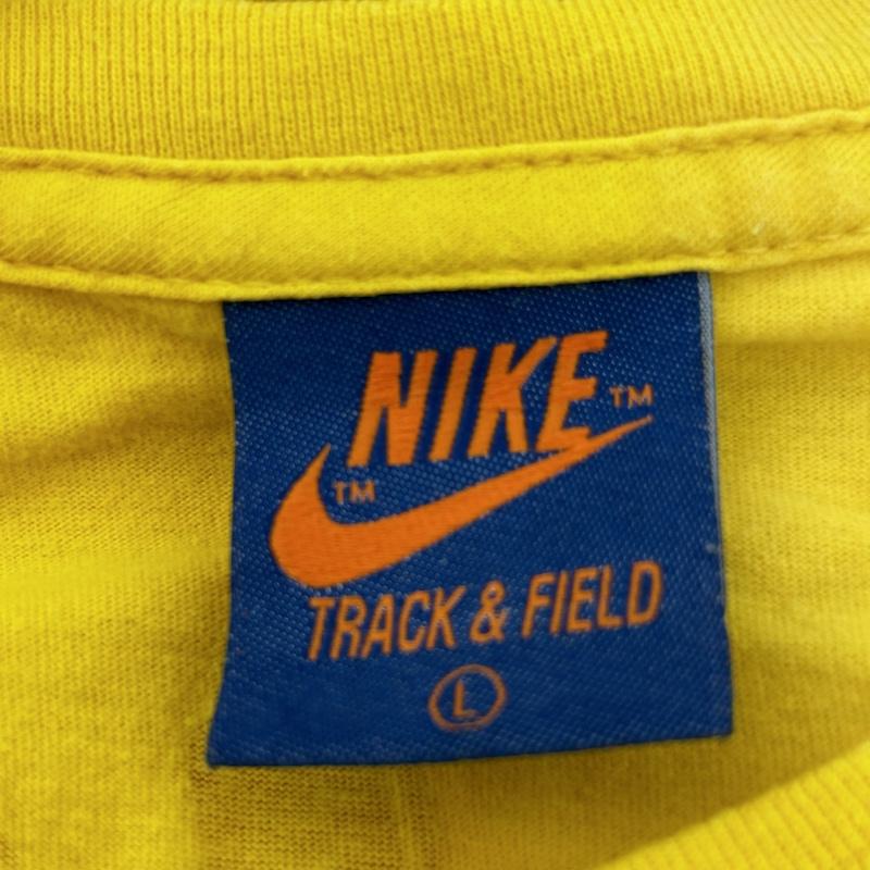 ナイキ NIKE Tシャツ 半袖 半袖TEE プリントTEE L ロゴ、文字 黄 / イエロー / yellow メンズ USED 古着 中古 50141877