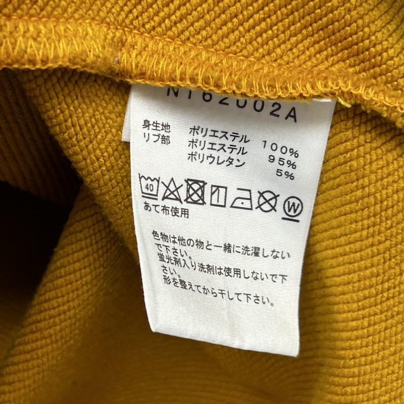 ザノースフェイス THE NORTH FACE パーカー 長袖 長袖パーカー ロゴ刺繍 L ロゴ、文字 黄 / イエロー / yellow メンズ USED 古着 中古 50141883