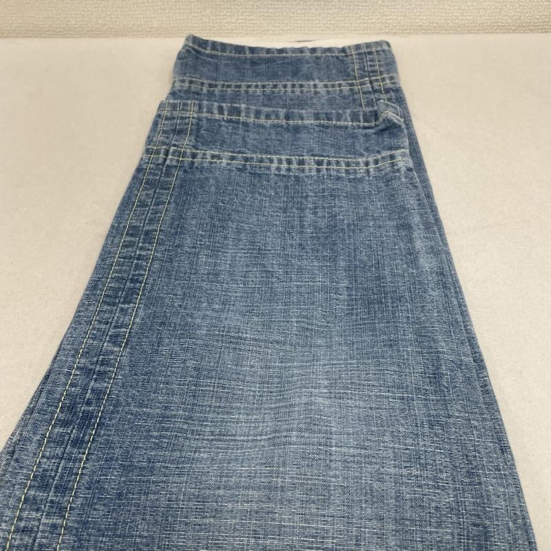 パーリーゲイツ PEARLY GATES パンツ デニム、ジーンズ デニム ジーパン ジーンズ テーパード ジップフライ クロップド丈 ゴルフ スポーツ 0 無地 インディゴ / インディゴ / Indigo レディース USED 古着 中古 50142085