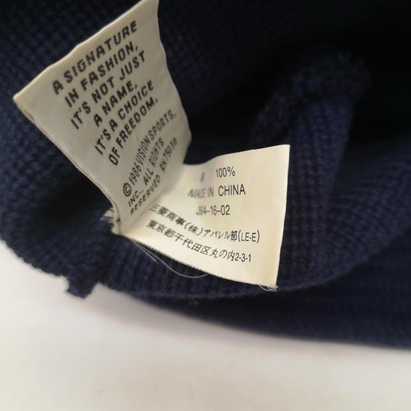 ヴィジョン VISION 帽子 ハット 90s クラッシャー バケット ハット - 紺 / ネイビー / navy メンズ USED 古着 中古 50142196