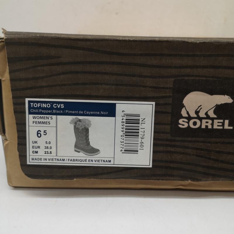 ソレル SOREL ブーツ 一般 Tofino ウォータープルーフ ウィンター ブーツ 23.5cm 赤 / レッド / red レディース USED 古着 中古 50143054