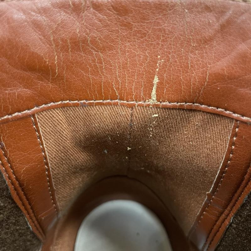 クラークス Clarks ブーツ ショートブーツ 26118830 クラークス サイドゴア チェルシーブーツ ウィングチップ BRW ブラウン UK:6 茶 / ブラウン / brown レディース USED 古着 中古 50143240