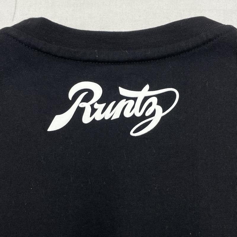 古着 USED Tシャツ 半袖 RUNTZ 半袖 Tシャツ ロゴ 刺繍 マリファナ 大麻 ストリート M ロゴ、文字 X 刺繍 黒 / ブラック / black X マルチカラー / マルチカラー / multicolor メンズ USED 古着 中古 50143254